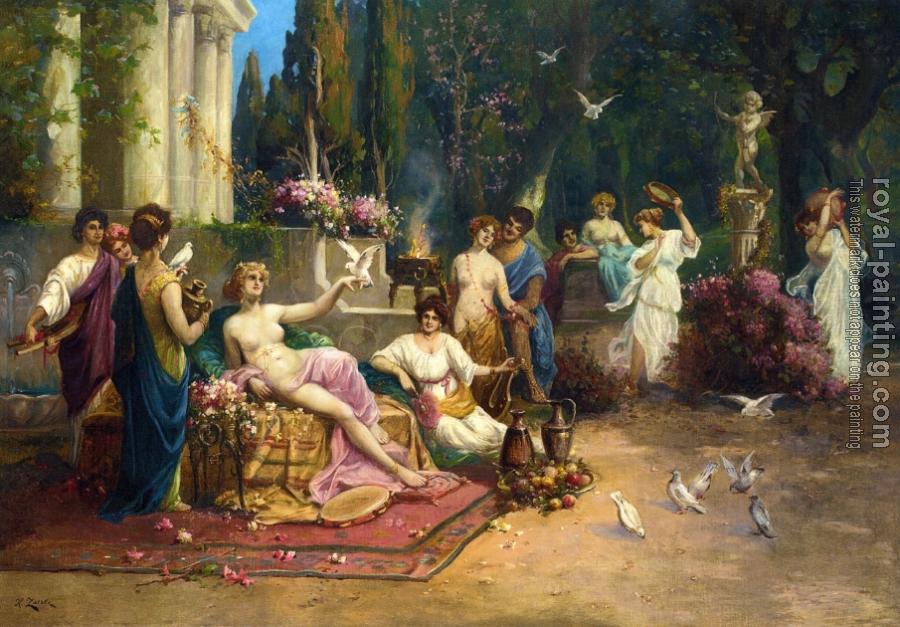 Hans Zatzka : Arcadian Spring Hans Zatzka : Arcadian Spring